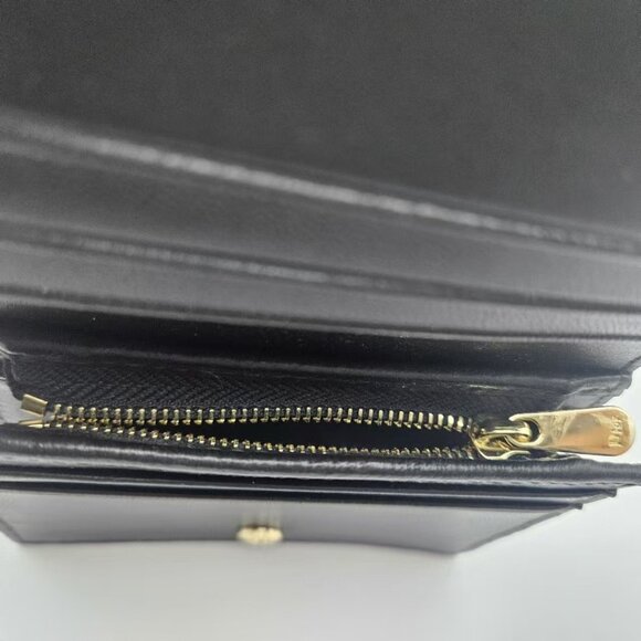 Genuine Dior Classic Black Wallet - Picture 3 of 6